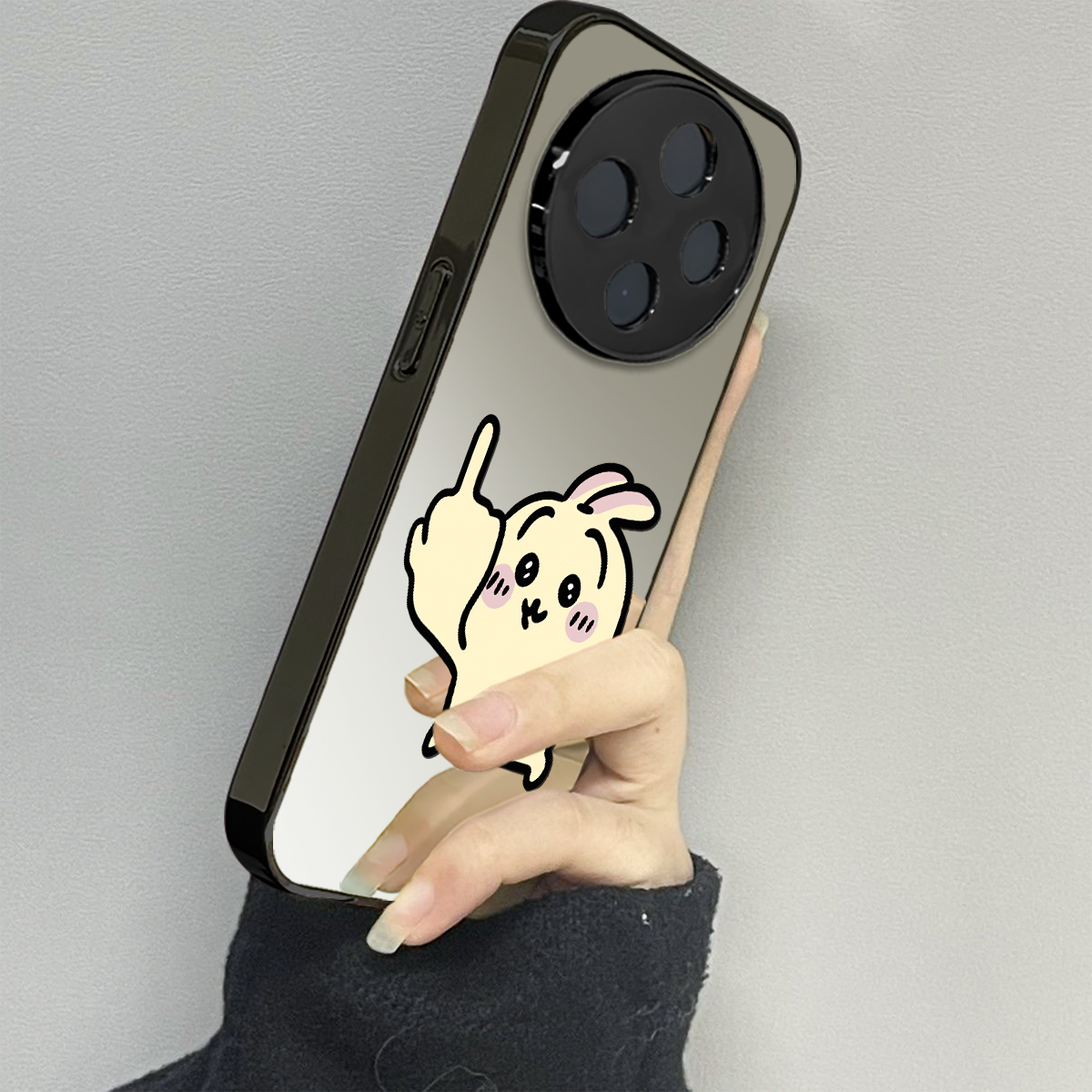 乌萨奇适用vivoy200i手机壳y300pro新款y78+镜面y100防摔vivoy53s77e男y76s女款vivoy73s70s情侣y52st1x