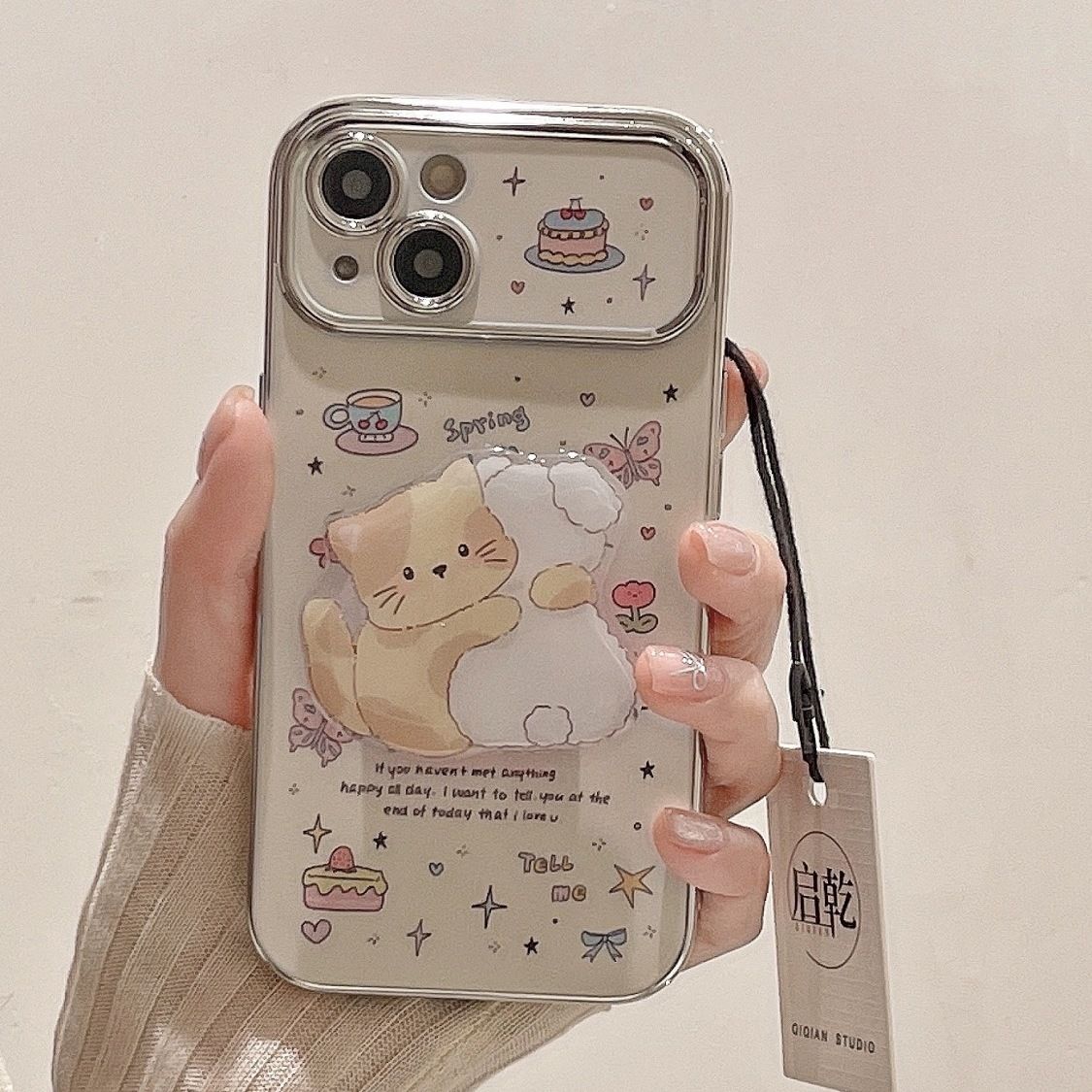 苹果15promax防摔手机壳猫咪狗狗