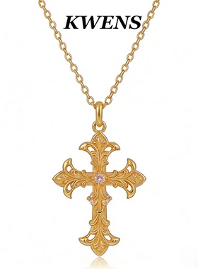 KWENS自由的秘密鸢尾花项链女