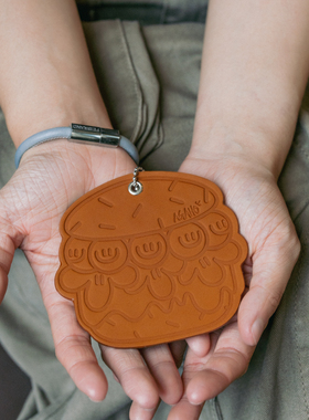 FEIBRAND x AGAHO艺术家联名真皮香薰挂件百搭香味包包情侣挂饰