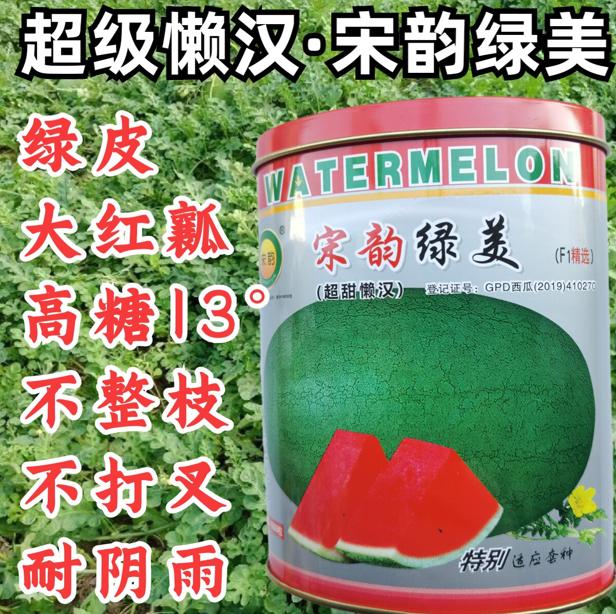 超甜西瓜种子宋韵早熟