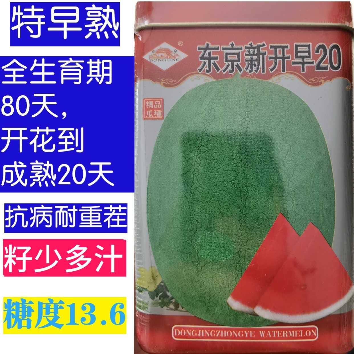 早熟耐重茬西瓜种子种子籽拯农