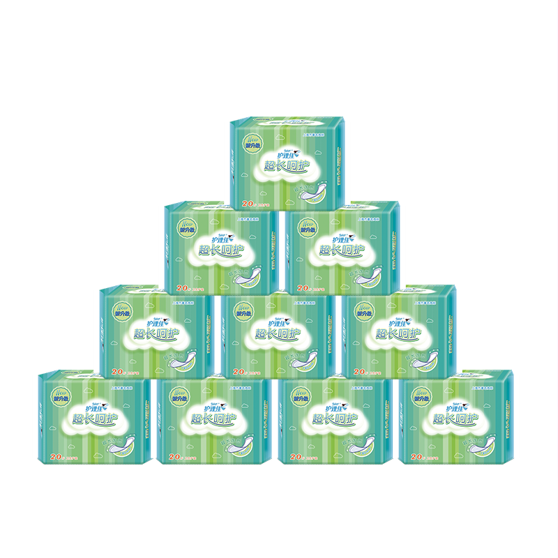 护理佳D8120棉柔180MM超长加宽卫生护垫10包200片,洗护清洁剂/卫生巾/纸/香薰,卫生巾,淘宝优惠券,粉丝福利购,淘宝优惠卷