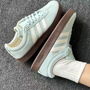 Adidas阿迪达斯 CourtVI Classic女子经典德训低帮休闲板鞋 T头鞋