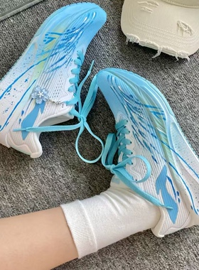 【定制球鞋】 LiNing李宁吾跃2.0紫色风铃 时尚百搭女低帮跑步鞋