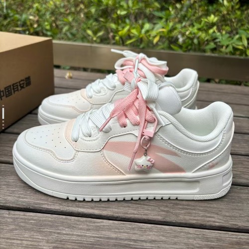 【定制球鞋】Anta安踏腮红猫爪女款防滑耐磨百搭休闲低帮休闲板鞋