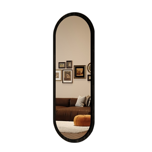 中古风穿衣镜壁挂式全身镜家用贴墙大镜子网红异形卧室挂墙试衣镜