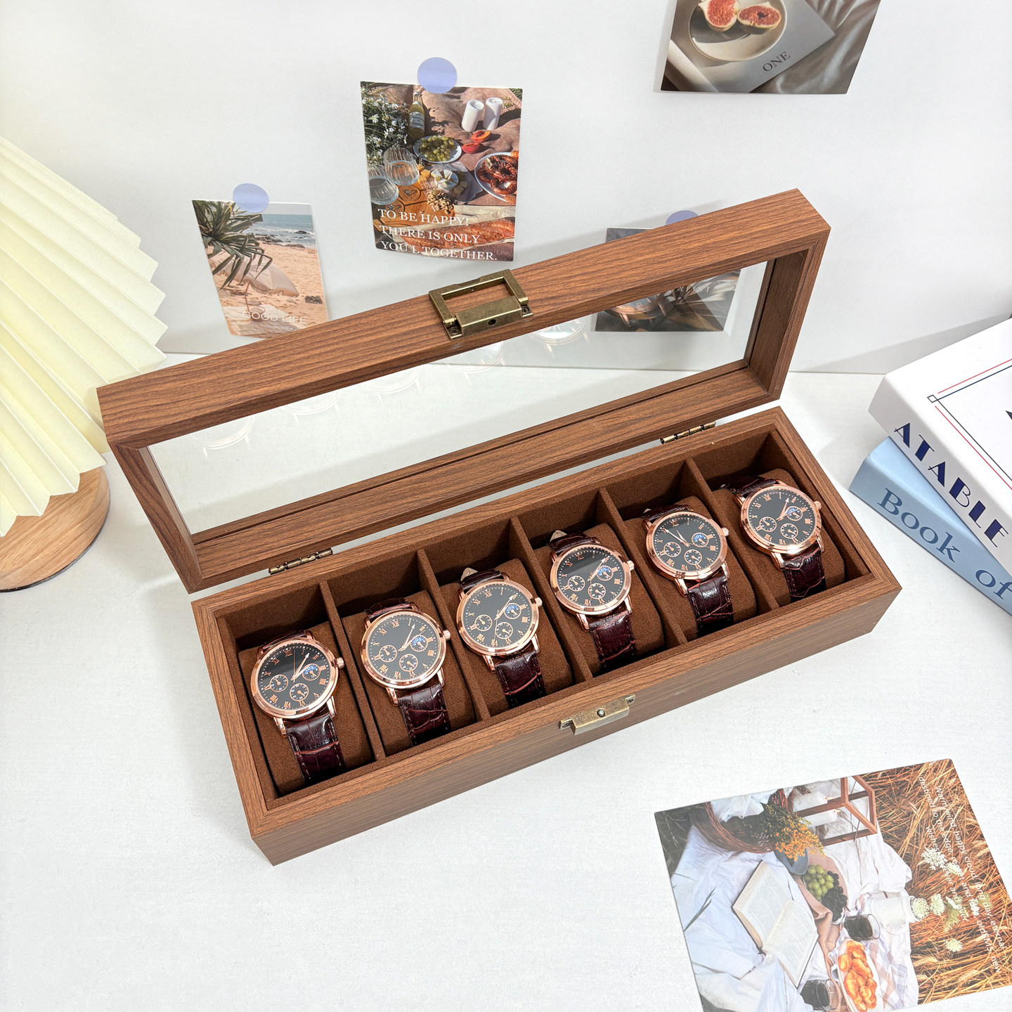 手表收纳盒腕表收藏盒手表展示盒