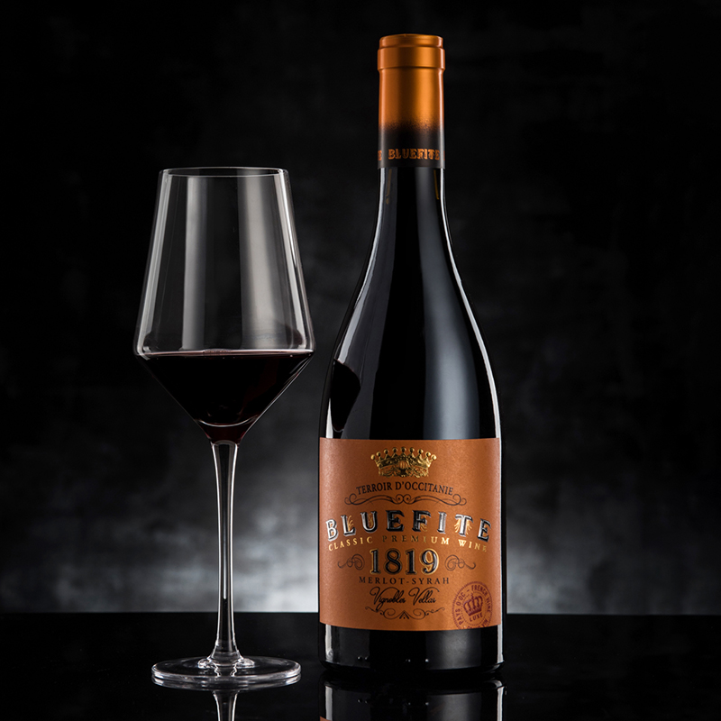 法国干红葡萄酒蓝菲七彩橙
