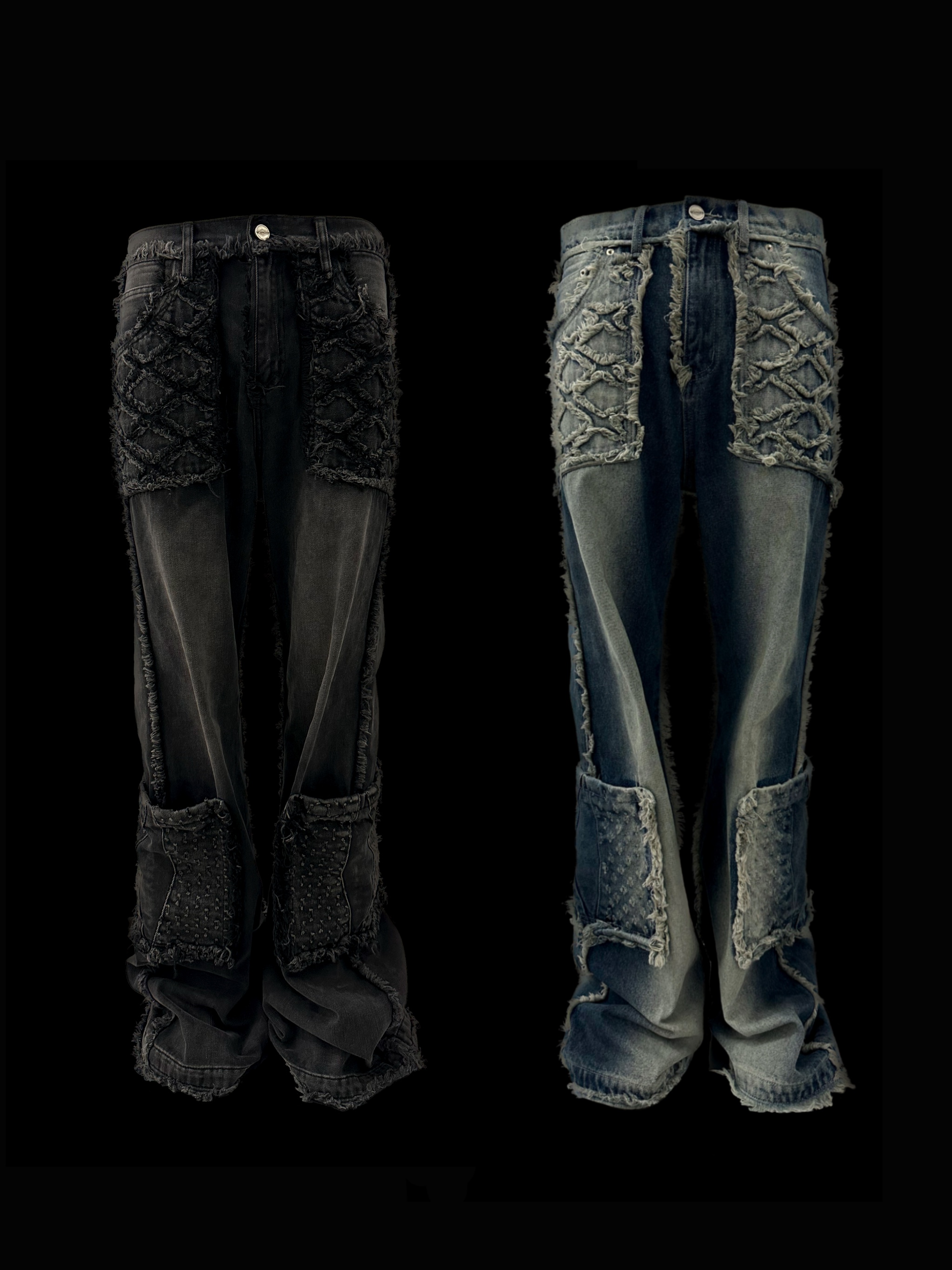 LE LOSANGE水洗牛仔裤FLARED DENIM