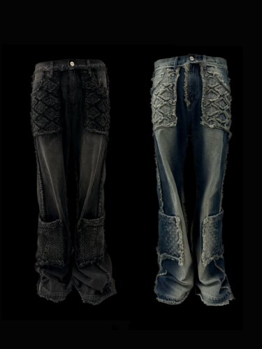 LE LOSANGE水洗牛仔裤FLARED DENIM