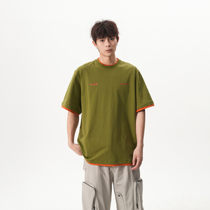 25夏季新款 撞色速干凉感防晒短袖T恤 1308 ZD5085 P45图片