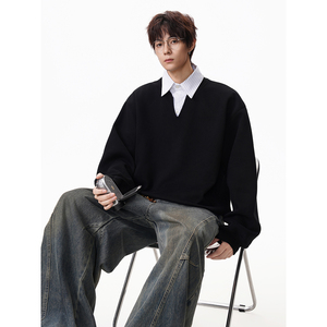 條紋假兩件衛(wèi)衣 ZWY110 P50圖片