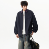 25秋新款工装美式复古夹克宽松翻领外套ZJK684P75，男装夹克，星座1308