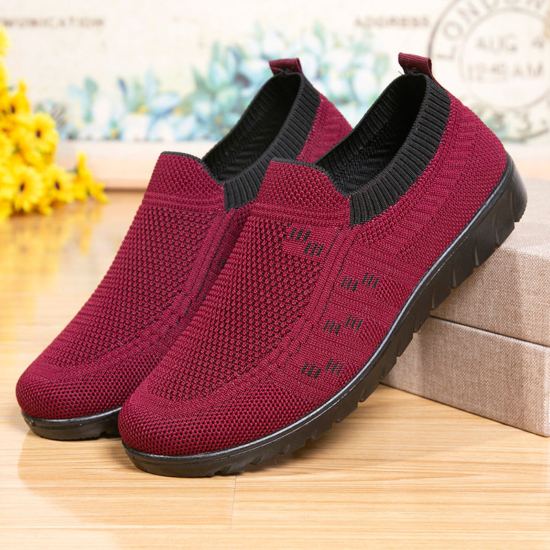 春秋季中老年妈妈单鞋透气防滑奶奶鞋老北京布鞋新款网布老人女鞋,女鞋,深口单鞋,淘宝优惠券,粉丝福利购,淘宝优惠卷