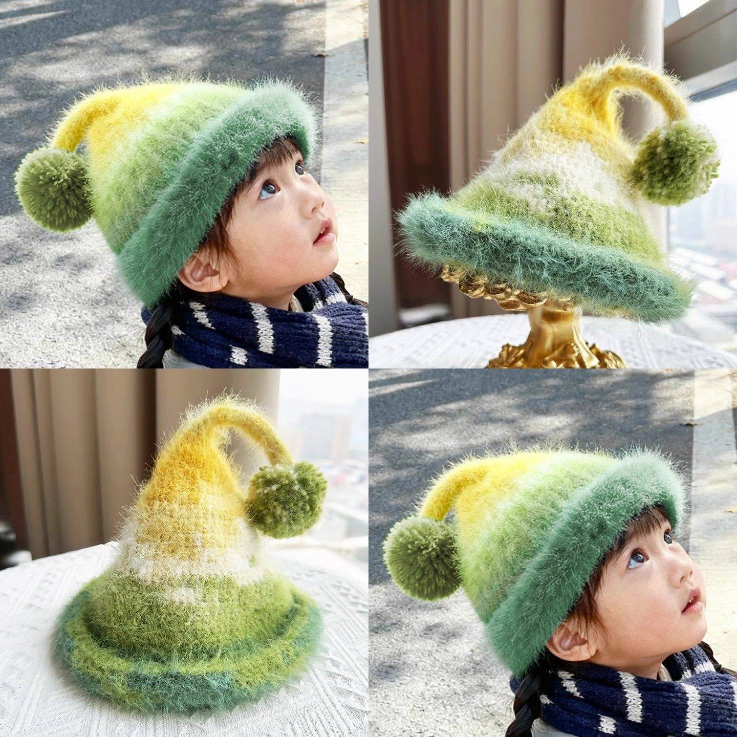 雪宝精灵帽材料包毛线手工diy钩针编织材料包婴儿男女宝帽子,服饰配件/皮带/帽子/围巾,DIY编织材料包,淘宝优惠券,粉丝福利购,淘宝优惠卷