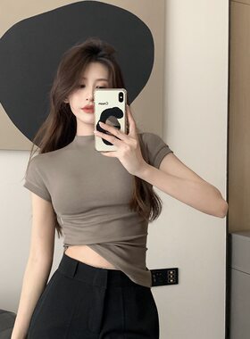 短袖T恤女装夏季ins潮港风