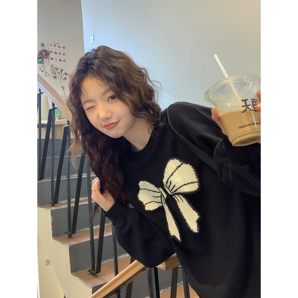 复古港风chic无帽长袖上衣潮