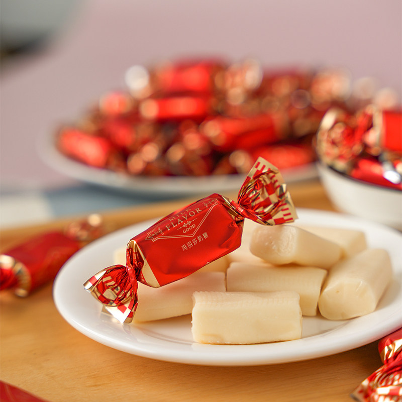汇福园玛丽莎牛奶糖500g 原味喜庆散装结婚订婚糖果包装婚宴零食