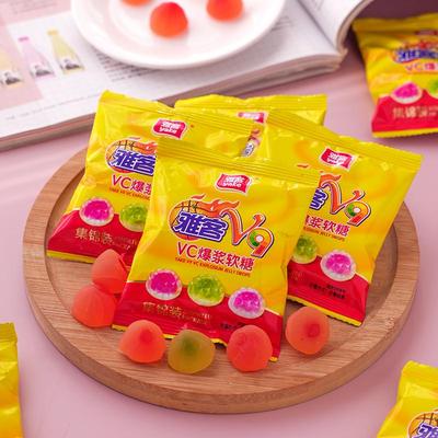 雅客爆浆软糖果汁Q弹爆浆