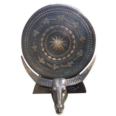 铸铜鼓雕塑紫铜鼓腰鼓雕塑少数民族文化铜鼓雕塑青铜鼓雕塑厂家