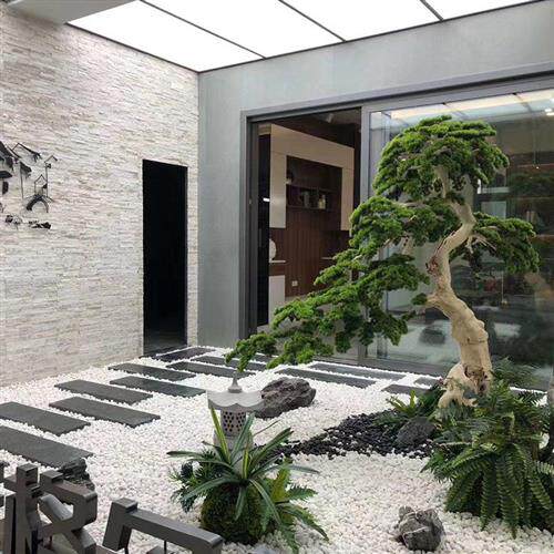仿真松树美人松迎客松家居装饰酒店室内玄关松树造景假松树厂家