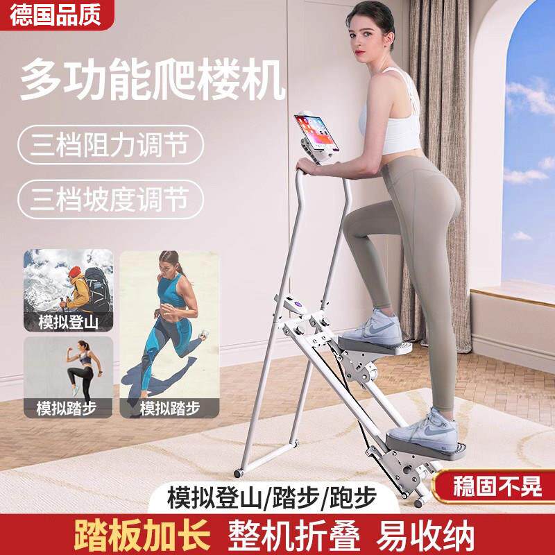 德国多功能爬楼机家用室内运动健身器材原地踏步机登山跑步器械