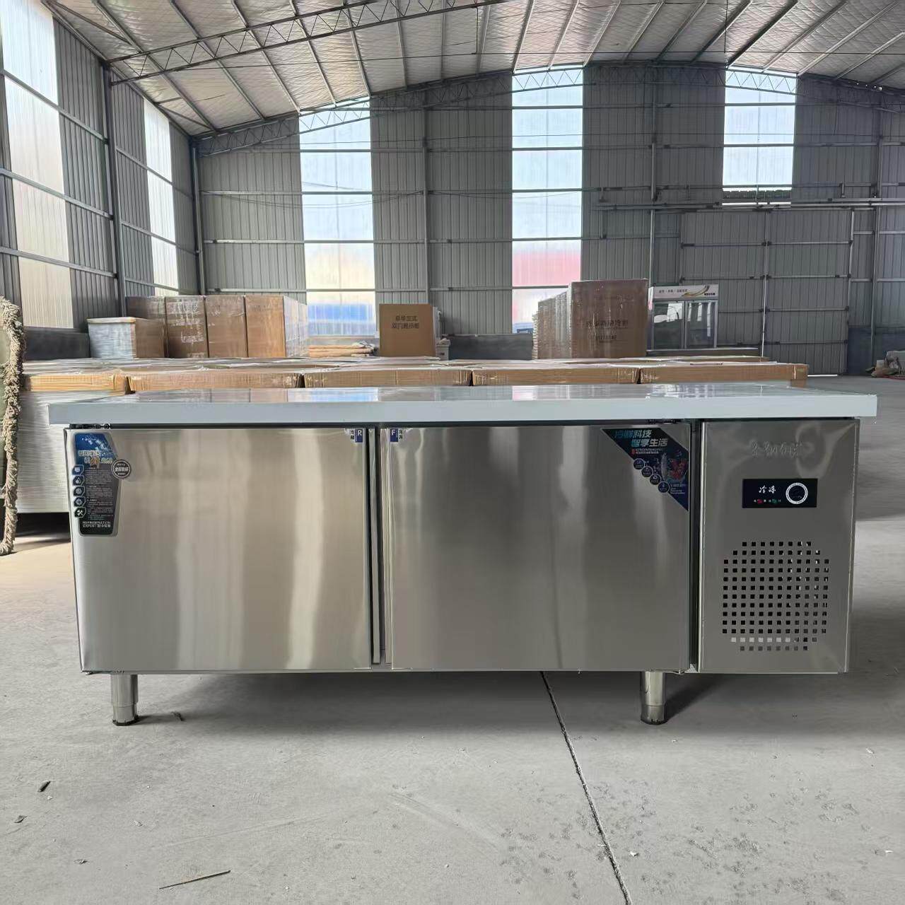 商用风冷无霜保鲜工作台冰柜平冷操作台冷藏冷冻面团发酵醒发冰箱