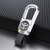 适用高档钥匙扣卡罗拉雷凌威驰凯美瑞rav4皇冠汽车锁匙链定制刻字
