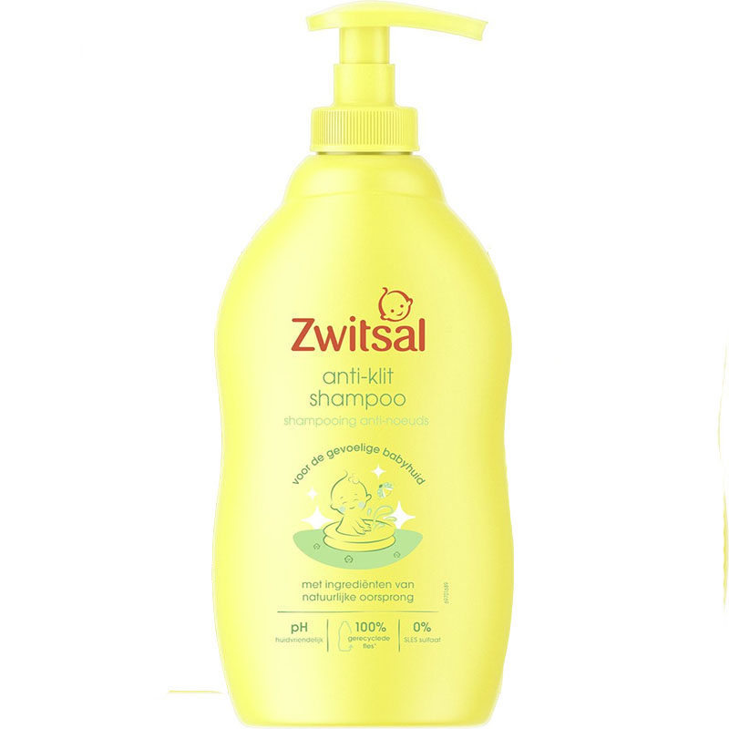 荷兰进口zwitsal瑞莎儿童洗发水柔顺无泪配方400ml