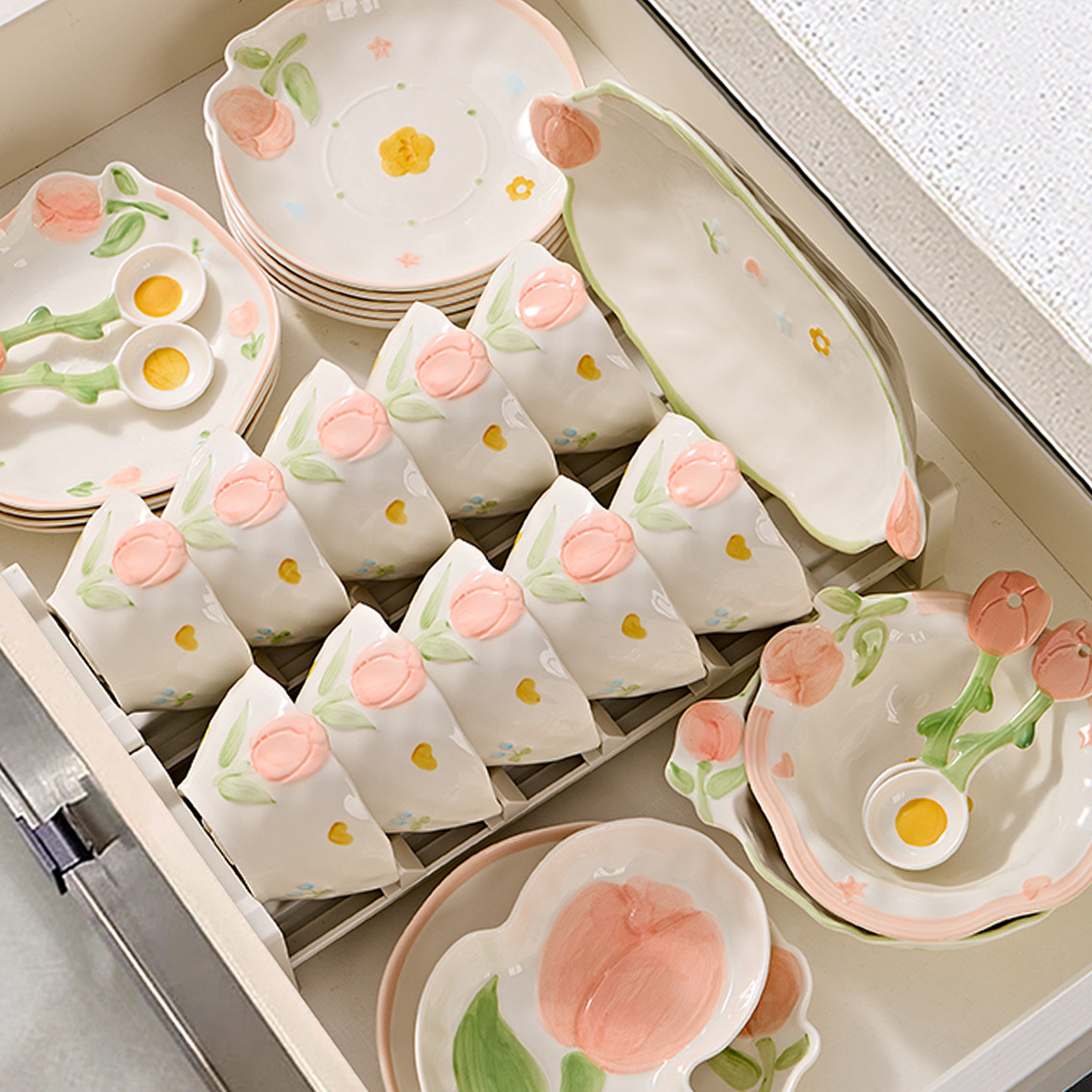小清新乔迁新居餐具套装