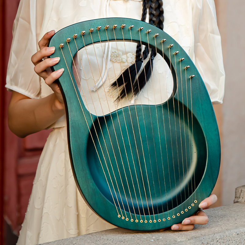 便携式男女初学者乐器lyre小竖琴