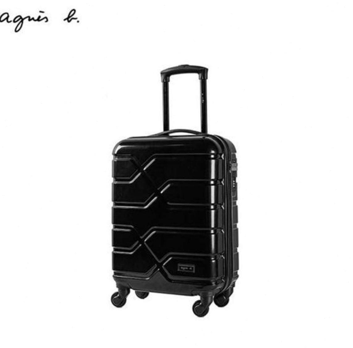 agnes b时尚拉杆箱招行首刷礼商务休闲旅行箱20寸登机箱j647ycno