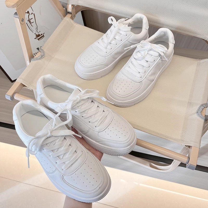 2025春季新款~舒适百搭时尚小白鞋厚底休闲板鞋单鞋运动鞋子女鞋