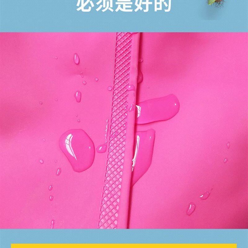 幼儿雨裤防水儿童半身连体下水裤全身半腰齐O腰皮叉玩水玩沙戏水