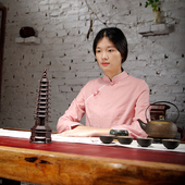 黑檀木雕文昌塔红木雕刻文昌塔摆件家居客厅办公室店W铺装 饰工艺