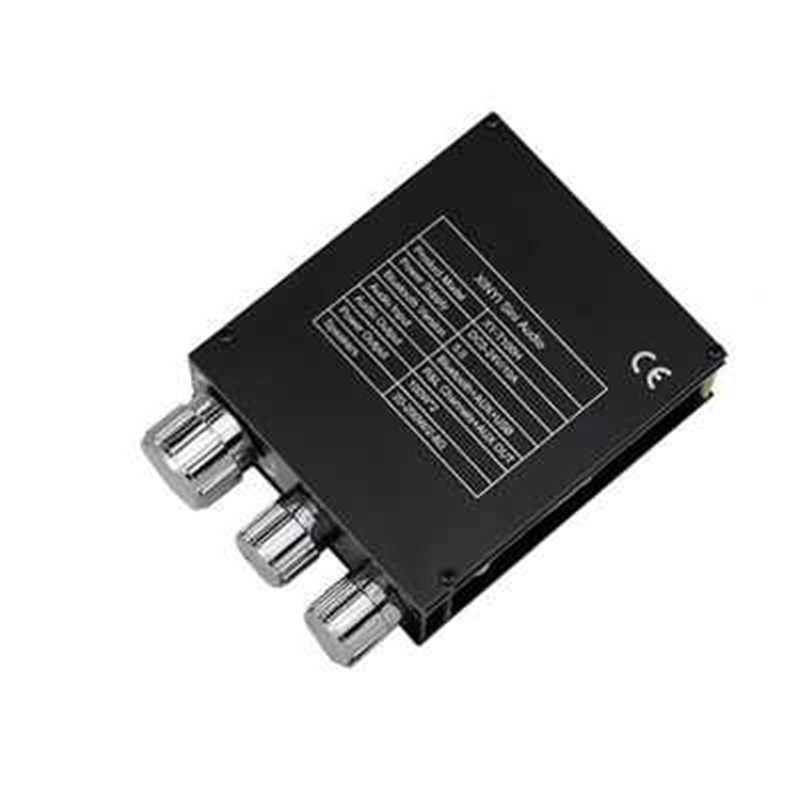 厂销T100H 蓝牙50数字功放模块带前级高低音调节立体声功放板100W