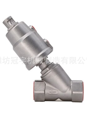 厂家货源直销DN10-50头不锈钢气动角座阀 不锈钢灌装角座阀