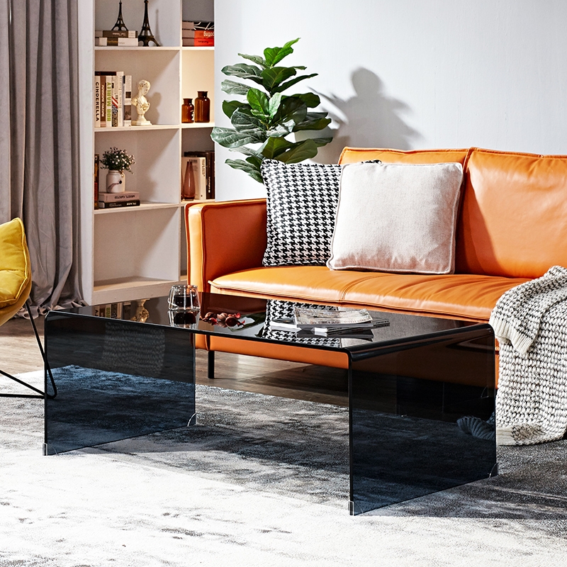 简约现代小户型玻璃茶几长方形客厅茶台迷你简易桌子北欧极简茶桌