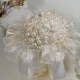 珍珠手捧花diy材料包新娘结婚纱送新人手工闺蜜礼物领证拍照成品