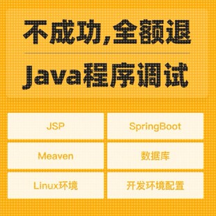 运行调试项目BUG修改运行环境配置程序答疑 Java代码