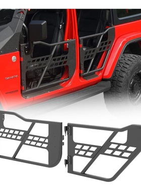 适用于Jeep WranglerJL/JT2门或4门  钢管门派拉蒙带后视镜半门