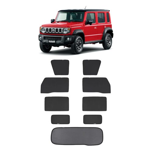 适用于铃木吉姆尼Jimny 5门版JC74 磁吸款遮阳挡 隐私遮阳网纱