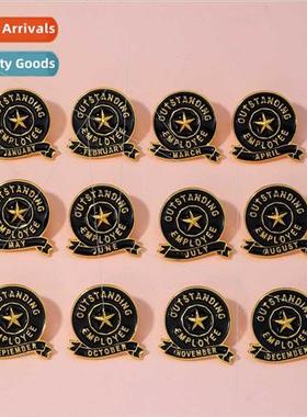 outstanding employee outstanding employee brooch bag clothin