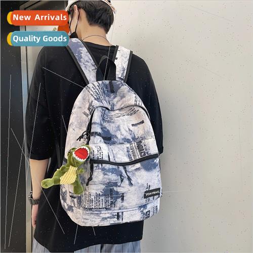 schoolbag male fashion tide Mori large-capacy travel backpac