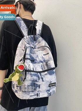 schoolbag male fashion tide Mori large-capacy travel backpac