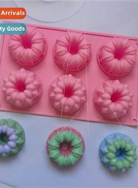 6-nk Savarin Crown 202 licone Mold Cake Ice Cream Pudding De