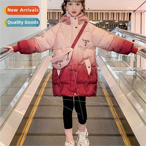 Girls down jacket 2023 winter new 适用eign- winter childrens