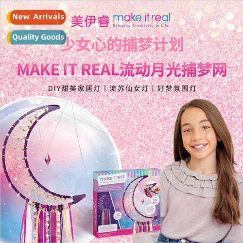 Make  real flowing moonlight dreamcatcher girls DIY handmade