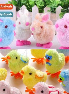 Easter Bunny Chick Breaking Clockwork Chicken Plush mulation